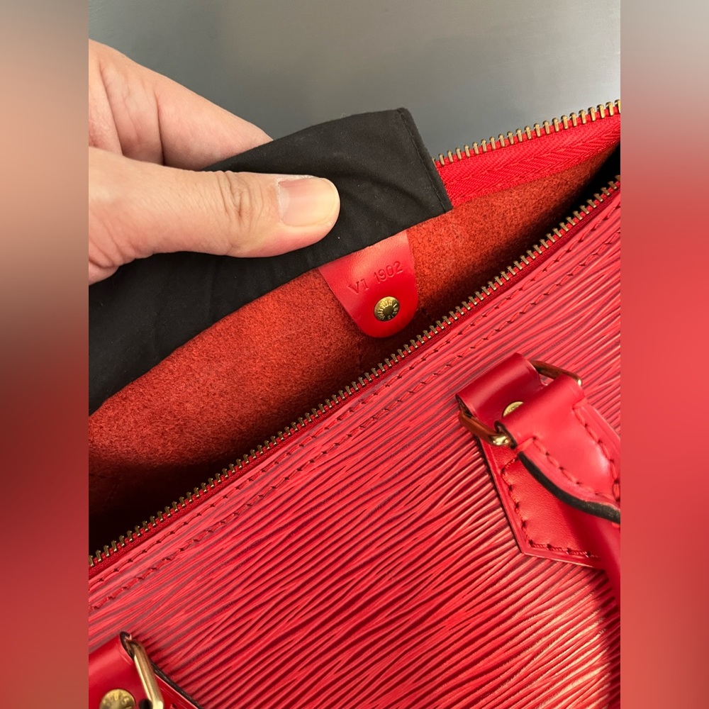 Louis Vuitton Speedy Epi 30 - Red - Picture 15 of 16